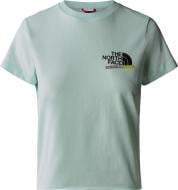 Футболка THE NORTH FACE W ES GRAPHIC FITTED S/S TEE NF0A83FJLV51 р.M червоний