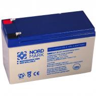 Акумулятор Nordmark AGM 12V 7Ah, Terminal T1 (4.75мм) (NMB12-7)