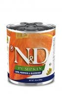 Корм влажный Farmina N&D Grain Pumpkin & Lamb Adult All Breeds беззерновой с тыквой, ягненком и черникой 285 г
