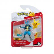 Игровой набор Pokemon Оманайт, Пикачу, Лукарио PKW3054