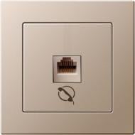 Розетка телефонная Liregus Epsilon шампань ITL-001-01 E/Ch