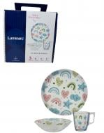 Набор детской посуды Luminarc Smile&Sparkle 3 предмета X3054