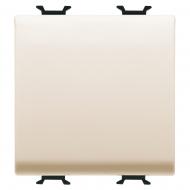 Механизм выключателя проходной одноклавишный Gewiss Chorusmart без подсветки слоновая кость GW11071