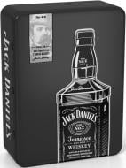 Виски Jack Daniel's в металлической коробке с 2-мя стаканами 0,7 л