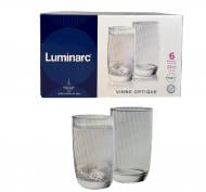 Набір склянок високих Luminarc Vigne Optique X0832 330 мл 6 шт.
