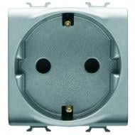 Механизм розетки силовая с заземлением Gewiss Chorusmart титан GW14241