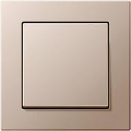 Выключатель одноклавишный Liregus Epsilon без подсветки шампань IJ1 10-003-01 E/Ch