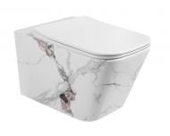 Унитаз подвесной Mixxen Move Tornado белый мрамор MXJI0839MR-Q