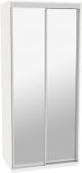 Шкаф-купе виват В 106 ДОМ ДСП 100x60x240 мм белый двери / зеркало Шкаф-купе виват В 106 ДОМ ДСП 100x60x240 мм белый двери / зеркало