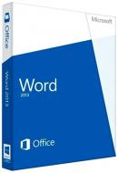Програмне забеспечення Microsoft Word 2013 32-bit/ x64 Russian DVD BOX (059-08591)