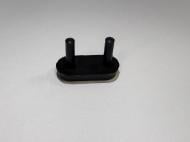 Заглушка для розетки 5 шт. черный C01B