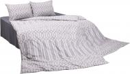 Комплект постельного белья Честер семейный серый UP! (Underprice)