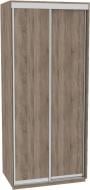 Шкаф-купе виват В 106 ДОМ ДСП 100x60x240 мм дуб сонома трюфель двери / ДСП Шкаф-купе виват В 106 ДОМ ДСП 100x60x240 мм дуб сонома трюфель двери / ДСП