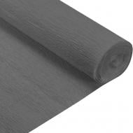 Бумага для дизайна гофрированная серая 230% B2 рулон 50х200 см Santi