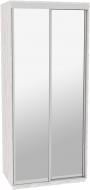 Шкаф-купе виват В 116 ДОМ ДСП 110x60x240 мм аляска двери / зеркало