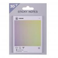 Бумага для заметок с липким слоем Fusion 40 лист. 170437 YES