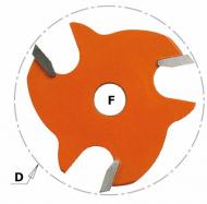 Фреза пазовая CMT HM I=2,5 D=47,6 F=8 822.325.11