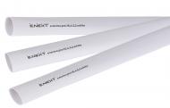 Трубка термоусаджувальна з клеєм E.NEXT e.termo.pro.15,4.5,2.white поліолефін p092037