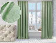 Штора Лен-Блекаут 150х265 см зеленое яблоко Di&Di Штора Лен-Блекаут 150х265 см зеленое яблоко Di&Di