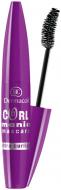 Туш для вій Dermacol Curl Mania чорний