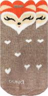 Носки детские для девочек Duna 4005 р.10–12 темно-бежевый с принтом