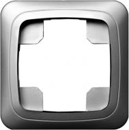 Рамка Liregus Alfa универсальная серебряный K14-135-01 A/Mt