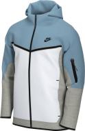 Джемпер Nike M NSW TCH FLC HOODIE FZ WR CU4489-424 р. S светло-голубой