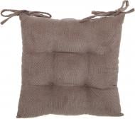 Подушка на стул Вельвет мокко 40х40 см La Nuit