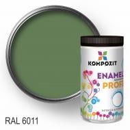 Эмаль Kompozit акриловая Profi RAL 6011 шелковистый мат 2,7 л
