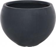 Кашпо декоративне Engard Орістано круглий 41,3 л чорний