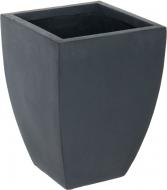 Кашпо декоративне Engard Сієна квадратний 29,8 л чорний