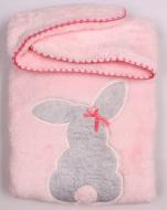 Одеяло детское Зайчик Bi Baby 90х100 розовый 64247