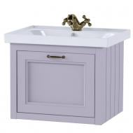 Тумба подвесная Aqua Rodos Waterford с умывальником Frame 60 см мокко мат