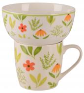 Набір посуду Limited Edition Flowers Green B497,B80-SU2742B