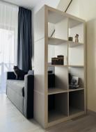 Этажерка Inteo для книг Микс 2х4 1500х792х290 мм кашемир