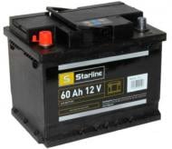 Аккумулятор автомобильный STARLINE S BH 60L-540 60Ah 540A 12V «+» слева (S BH 60L-540)