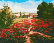 Картина по номерам Маковое поле 40х50 см 40x50 см Идейка