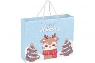 Пакет подарунковий Happy little deer 31,5*25*8 см