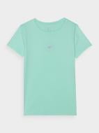 Футболка 4F TSHIRT F1111 4FJWSS24TTSHF1111-47S р.158 бирюзовый