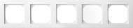 Рамка пятиместная Liregus Epsilon универсальная белый K14-245-05 E/B