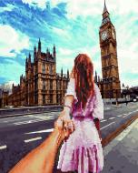 Алмазная мозаика Следуй за мной в Лондоне 40x50 см GZS1084 Brushme