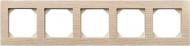 Рамка пятиместная Liregus Epsilon универсальная отбеленный дуб K14-245-05 E/OOW