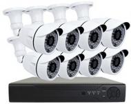 Набір відеонагляду AHD HD CCTV 8 камер 1,3MP без монітора