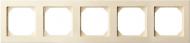 Рамка пятиместная Liregus Epsilon универсальная кремовый K14-245-05 E/S