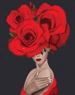 Картина за номерами Преміум Королева троянд PGX36694 40x50 см Brushme
