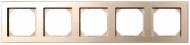 Рамка пятиместная Liregus Epsilon универсальная шампань K14-245-05 E/Ch