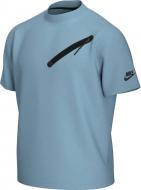 Футболка Nike M NSW PE SS KNIT TOP DA0797-424 р.M светло-голубой