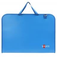 Папка-портфель для эскизов А3 синяя Santi