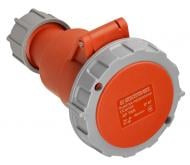 Розетка силова переносна із заземленням АСКОУКРЕМ UСombi 4P 16A IP67 сірий із червоним A0080010125