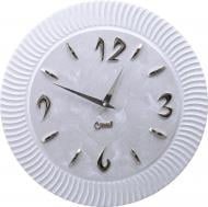 Часы настенные круглый silver grey Lowell